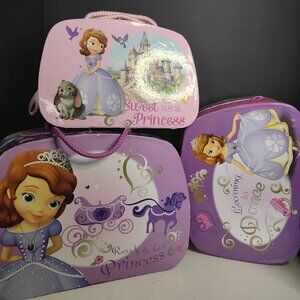 Sofia The First Nestling Travel Cases With Clasp Closure